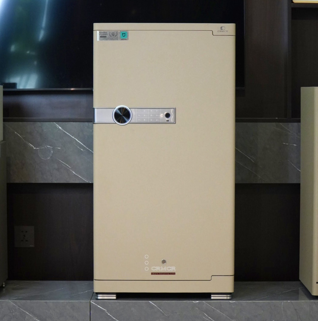 Két sắt Xiaomi CRMCR 100JB Thép đặc nguyên khối - Khóa vân tay điện tử định danh người dùng