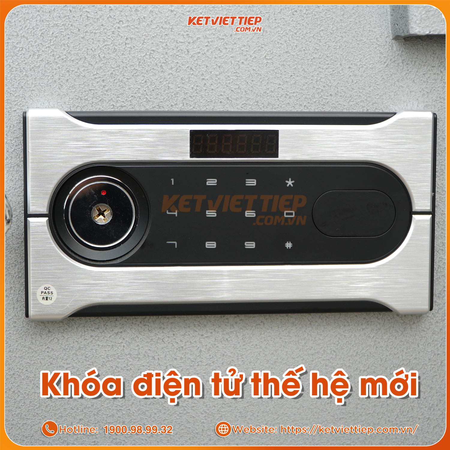 Két Sắt Việt Tiệp chính hãng KV91DT Khóa Điện Tử chống cháy báo động