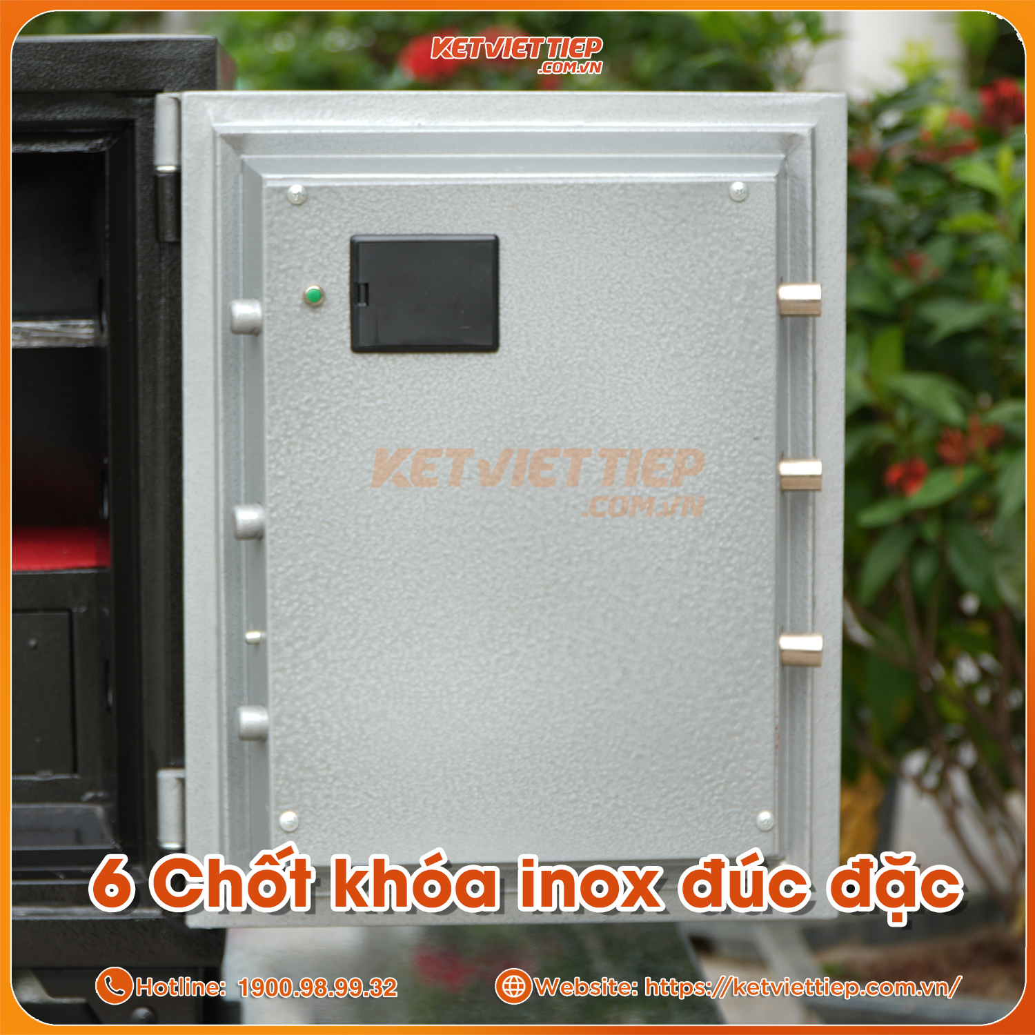 Két Sắt Việt Tiệp chính hãng KV91DT Khóa Điện Tử chống cháy báo động