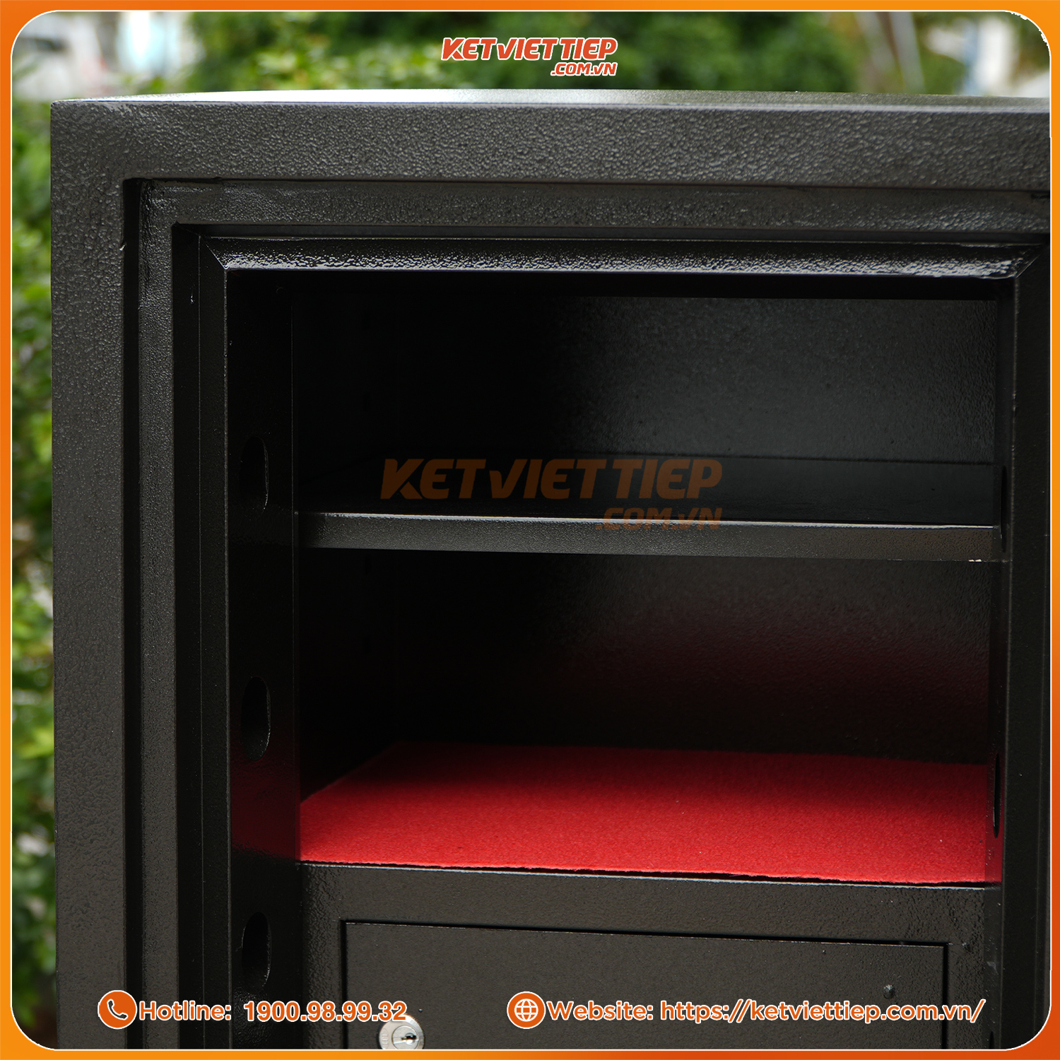 Két Sắt Việt Tiệp chính hãng KV91DT Khóa Điện Tử chống cháy báo động