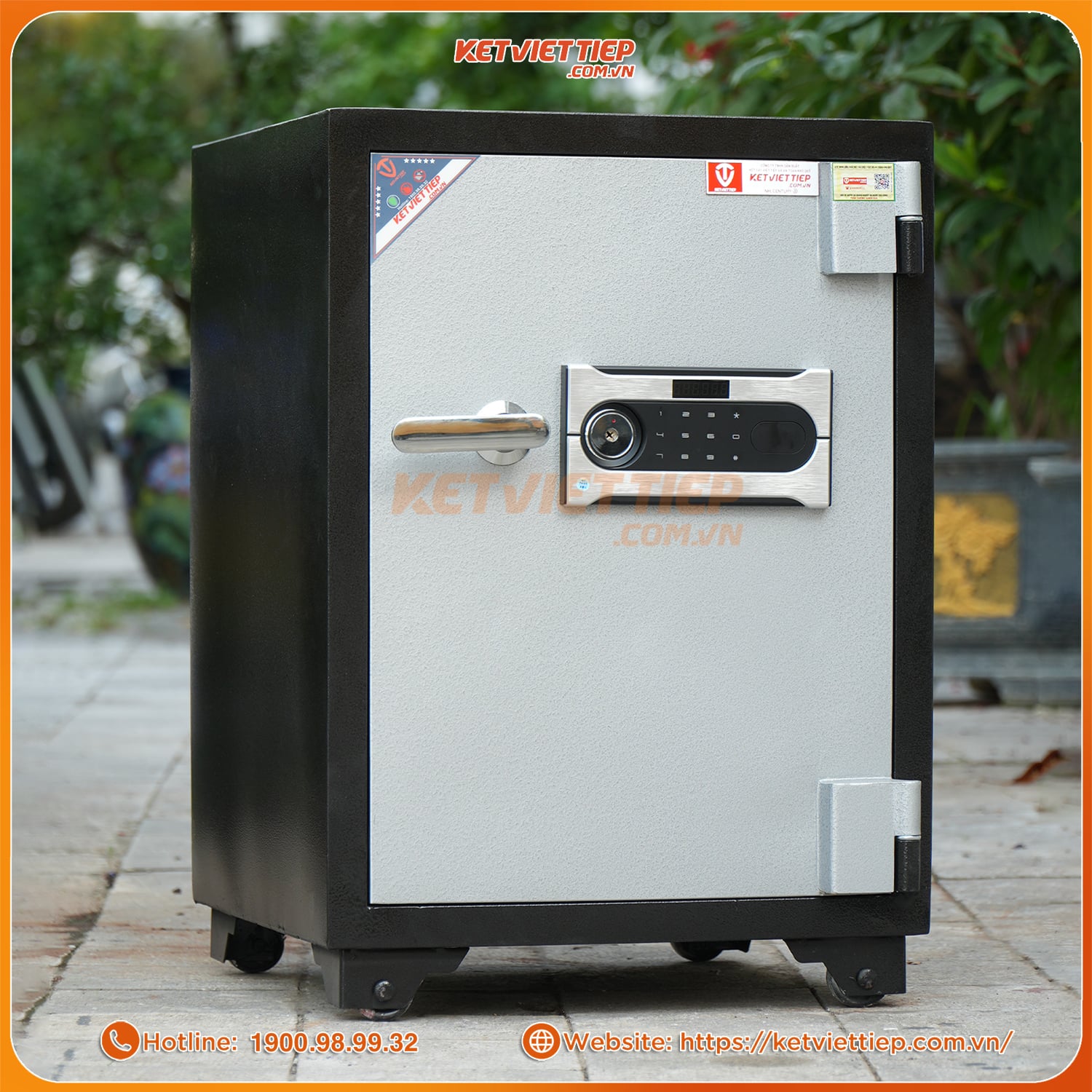 Két Sắt Điện Tử Việt Tiệp Chống Cháy KVT145DT