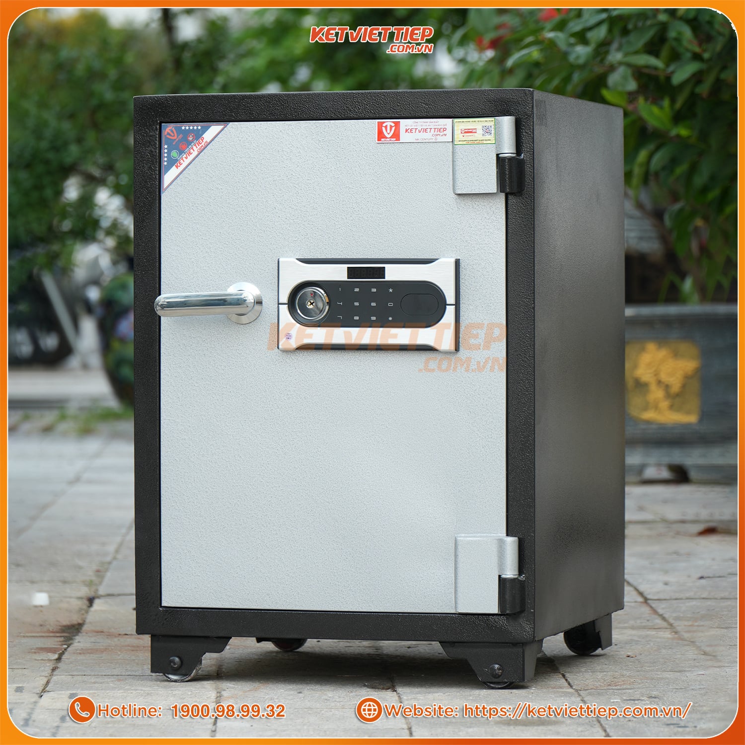 Két Sắt Điện Tử Việt Tiệp Chống Cháy KVT145DT