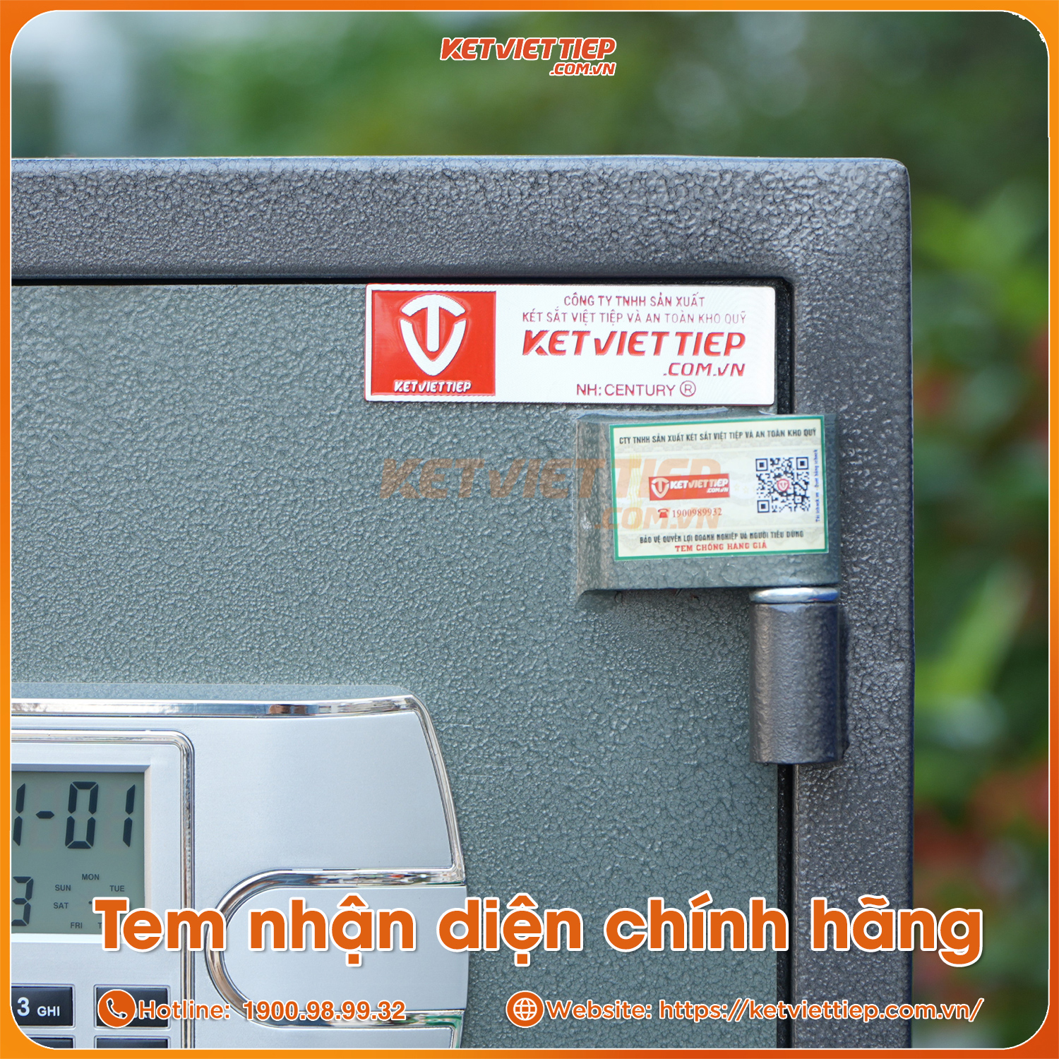 Két Sắt Việt Tiệp KVTE96 Điện Tử chống cháy có báo động