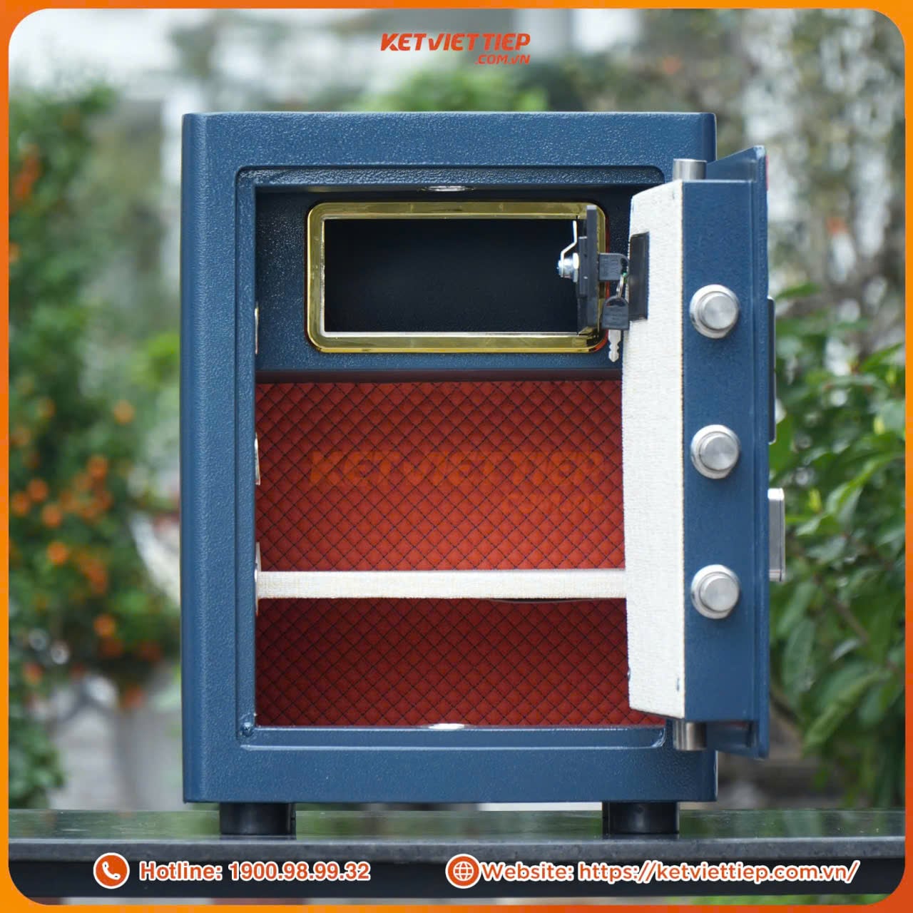 KÉT SẮT VIỆT TIỆP SMART KVTSC65 BÁO ĐIỆN THOẠI