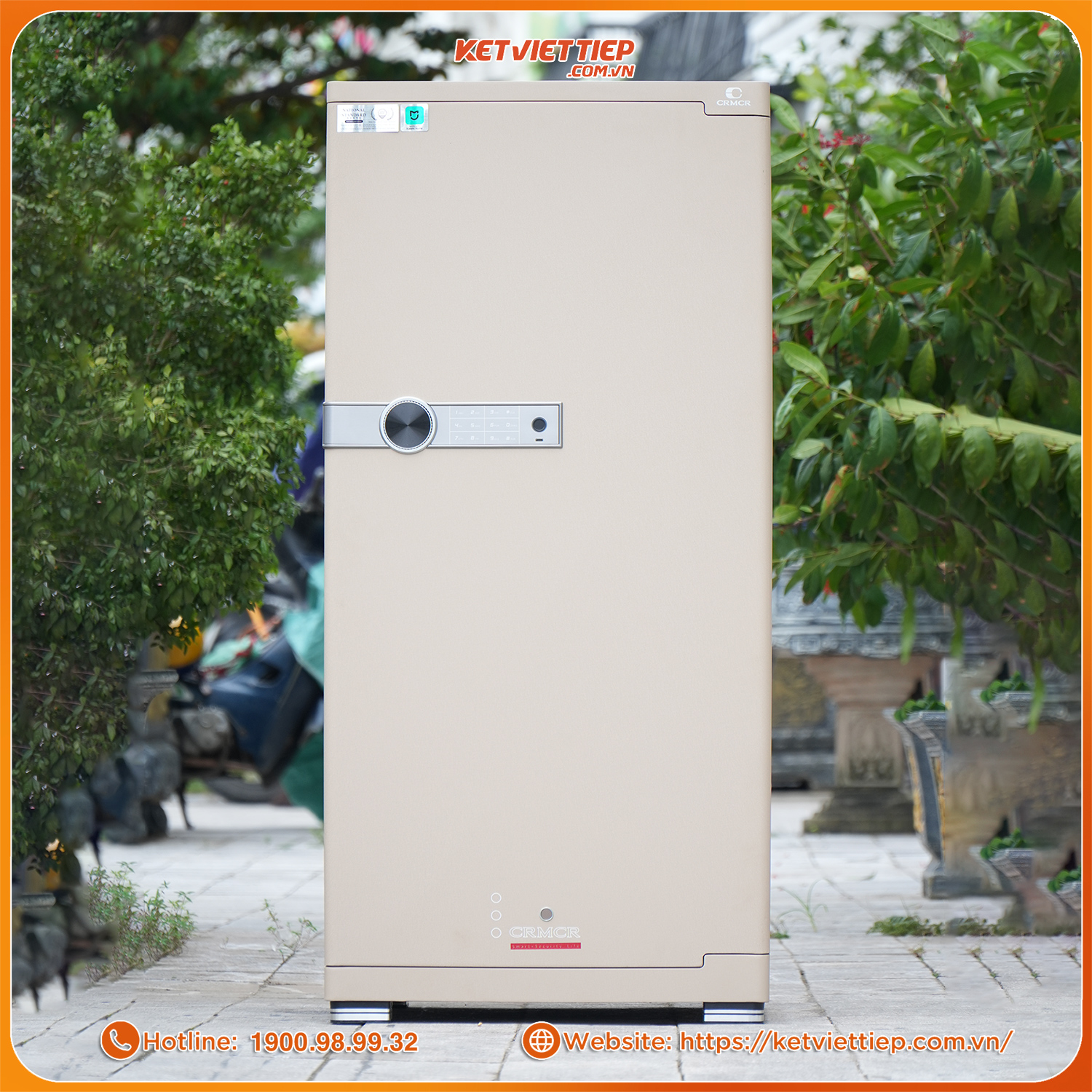 Két Sắt Xiaomi CRMCR 120JBW Có Ngăn Đồng Hồ Xoay, Kết Nối APP Xiaomi Home