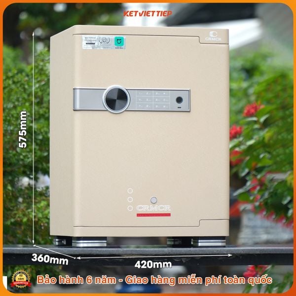 Két Sắt Xiaomi CRMCR 55JB Khóa Vân Tay Điện Tử, Kết Nối APP Xiaomi Home