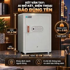 Két Sắt Xiaomi CRMCR 60MS Khóa Vân Tay Điện Tử, Cảnh báo điện thoại