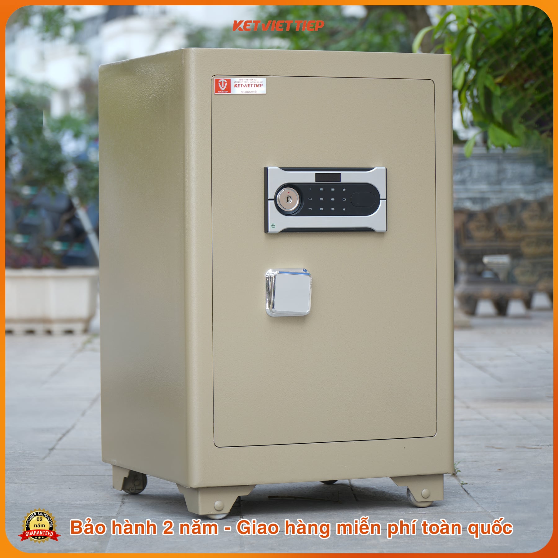 Két Sắt Việt Tiệp KSC76DT – Siêu Cường, Cảnh Báo Điện Thoại