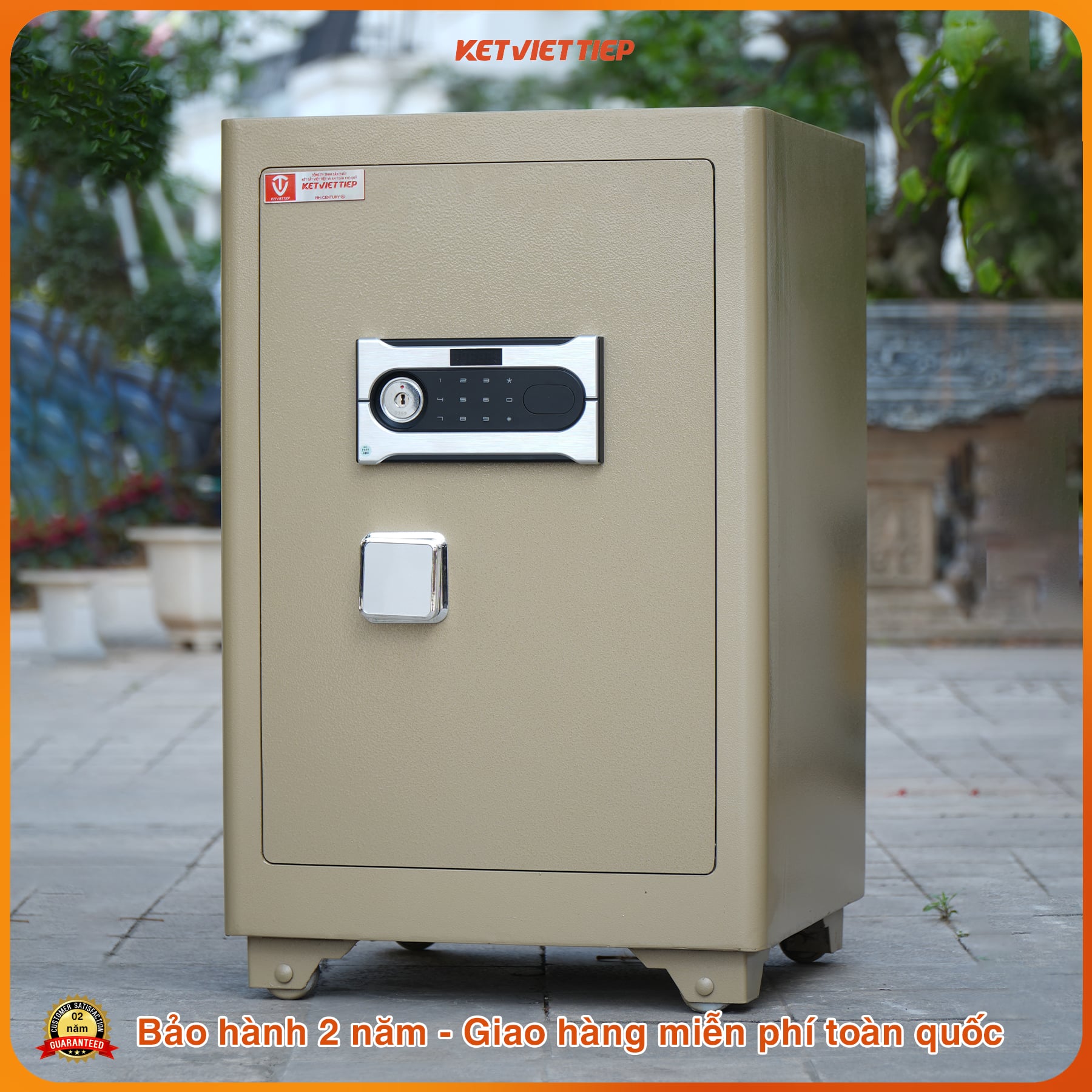 Két Sắt Việt Tiệp KSC76DT – Siêu Cường, Cảnh Báo Điện Thoại