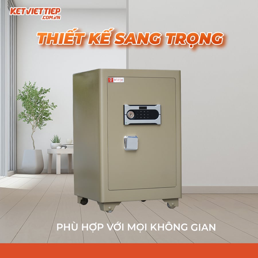 Két Sắt Việt Tiệp KSC76DT – Siêu Cường, Cảnh Báo Điện Thoại