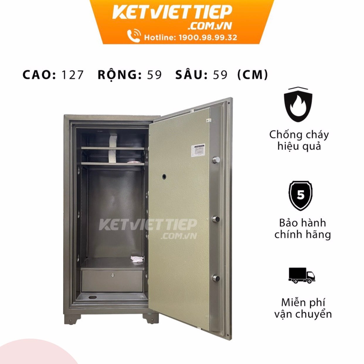 Két sắt ngân hàng nhà nước BMEC K120 Khóa cơ đổi mã
