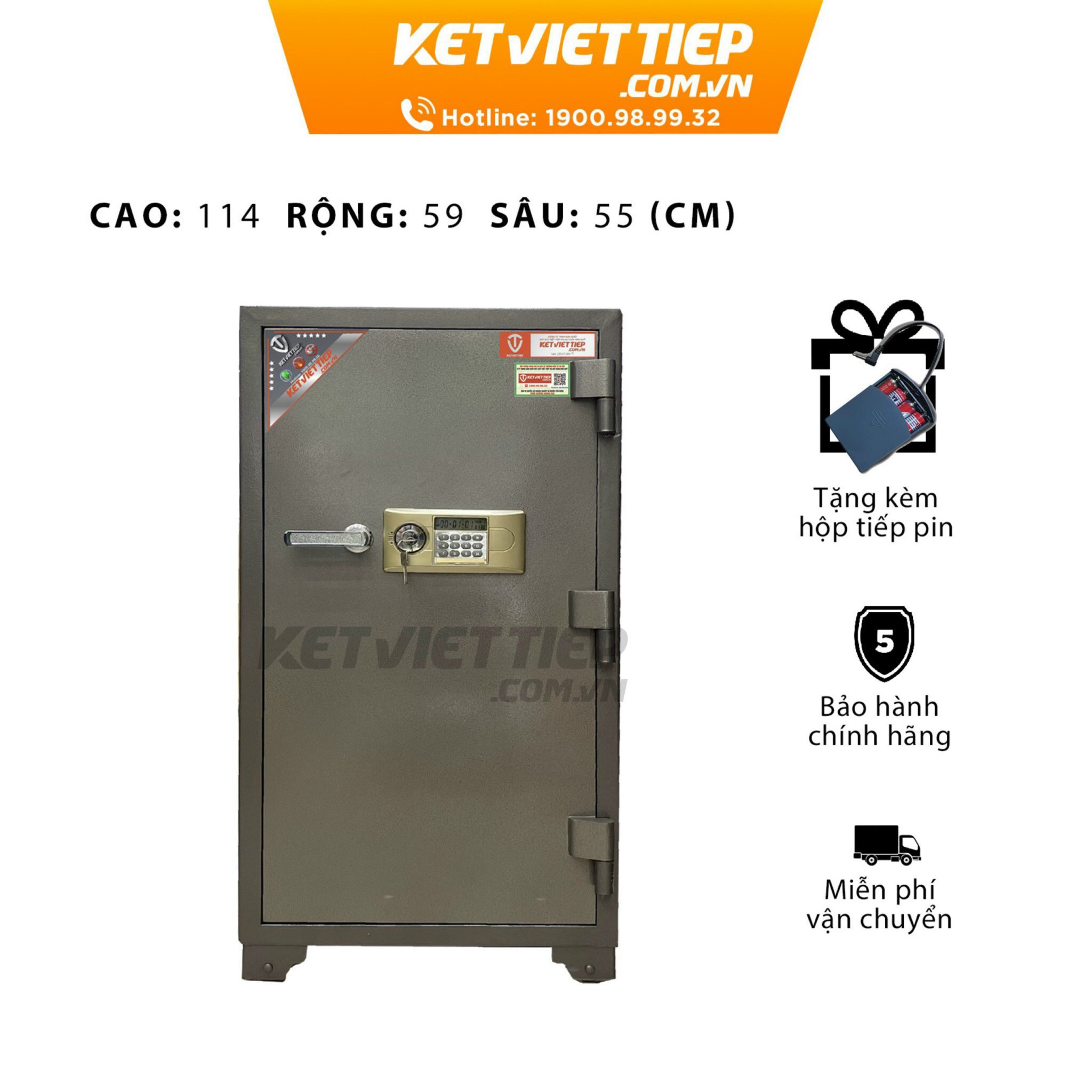 Két sắt ngân hàng  BMEC KSC1108 điện tử cao cấp