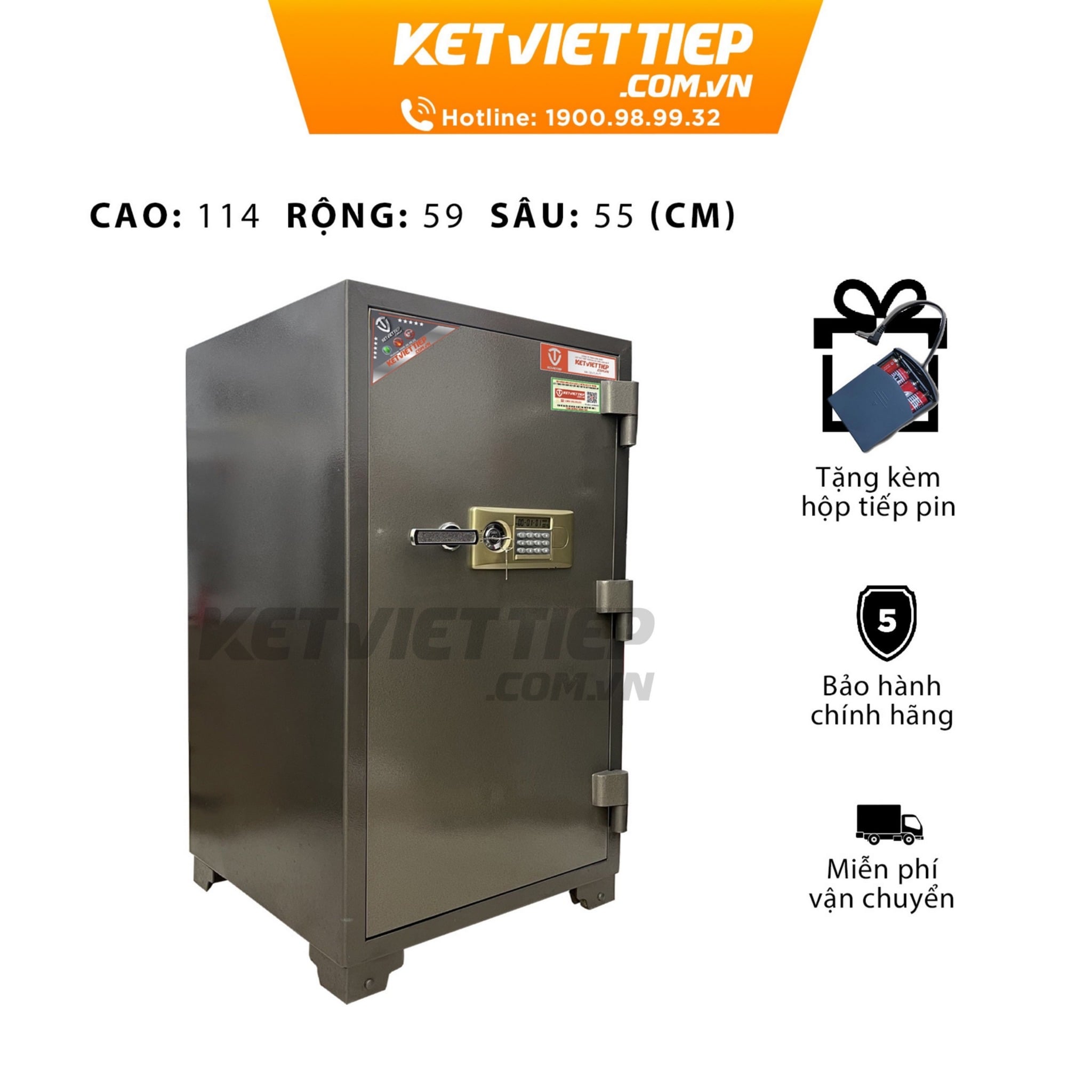 Két sắt ngân hàng  BMEC KSC1108 điện tử cao cấp
