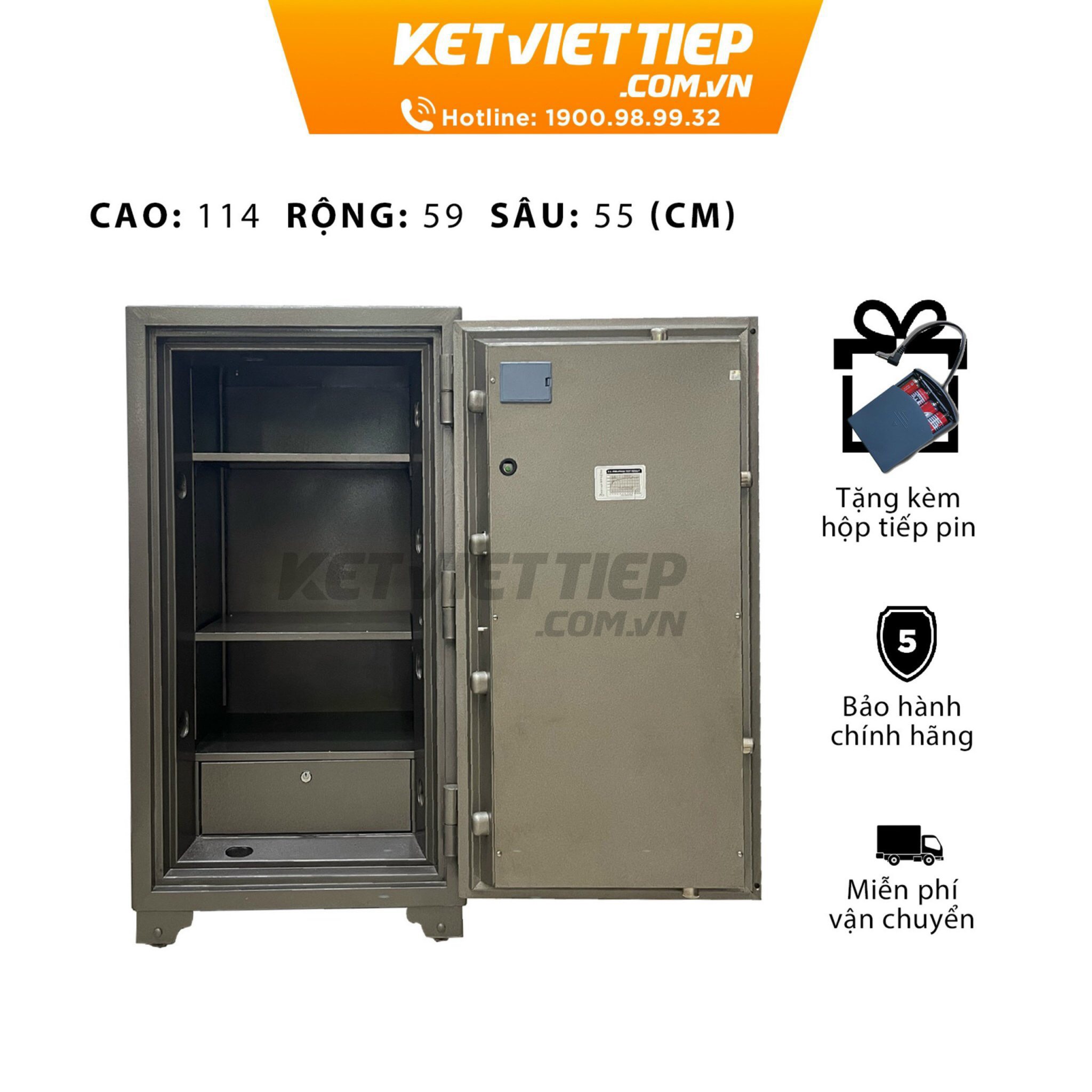 Két sắt ngân hàng  BMEC KSC1108 điện tử cao cấp