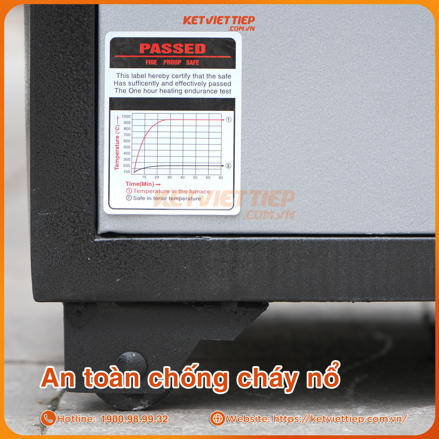 Két Sắt Việt Tiệp KV150DT Điện Tử chống cháy