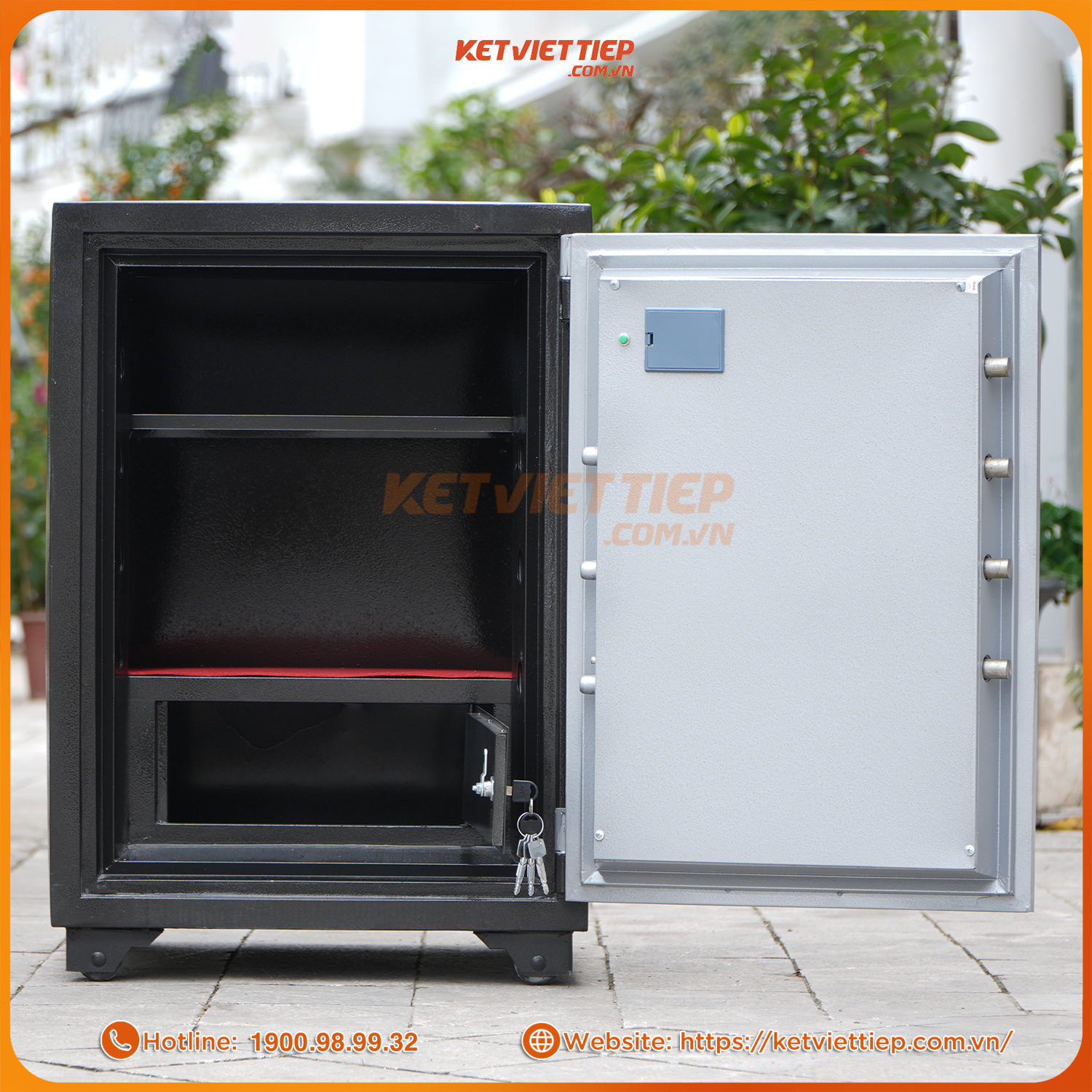Két Sắt Việt Tiệp KV150DT Điện Tử chống cháy