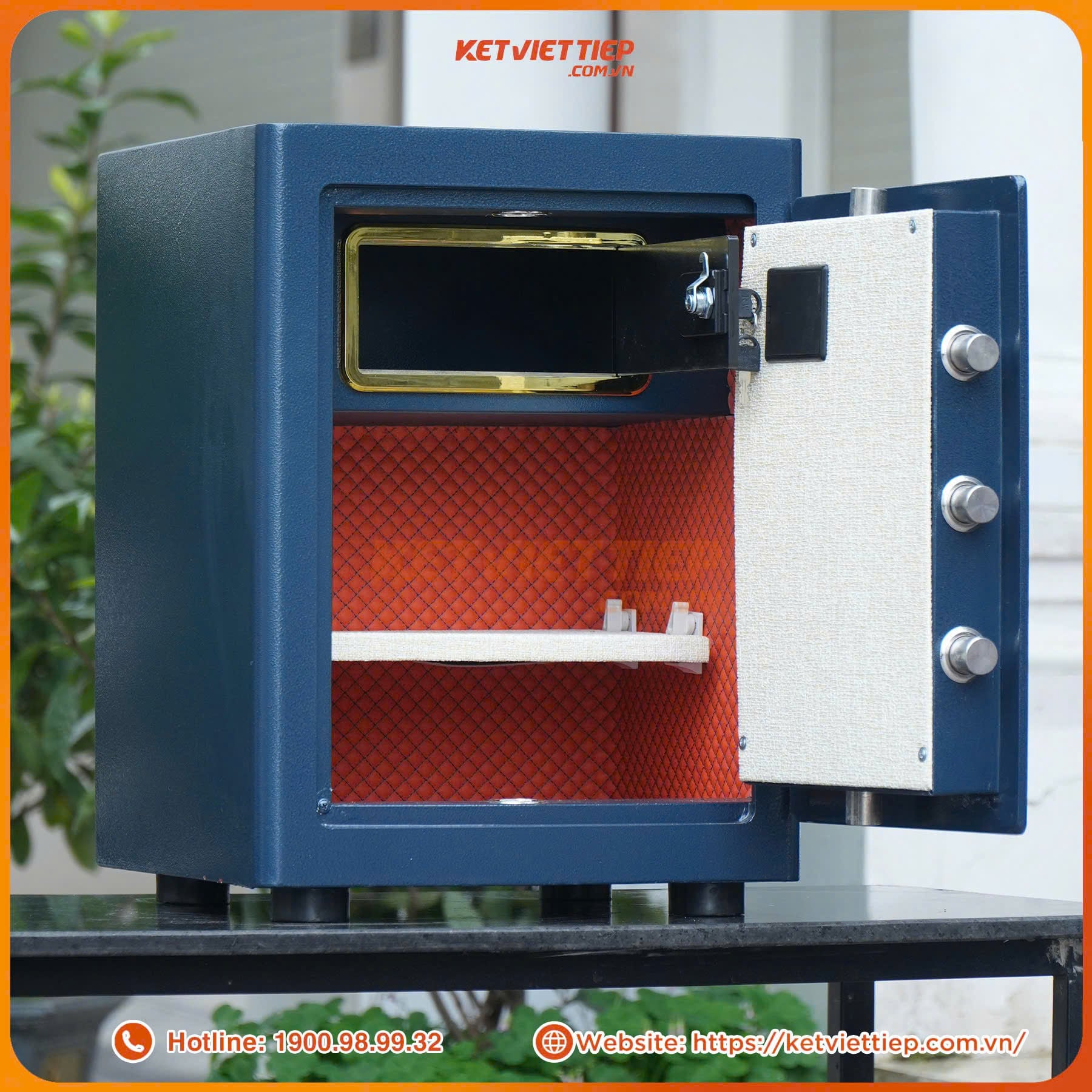 Két sắt Việt Tiệp siêu cường SC40VTDT báo điện thoại