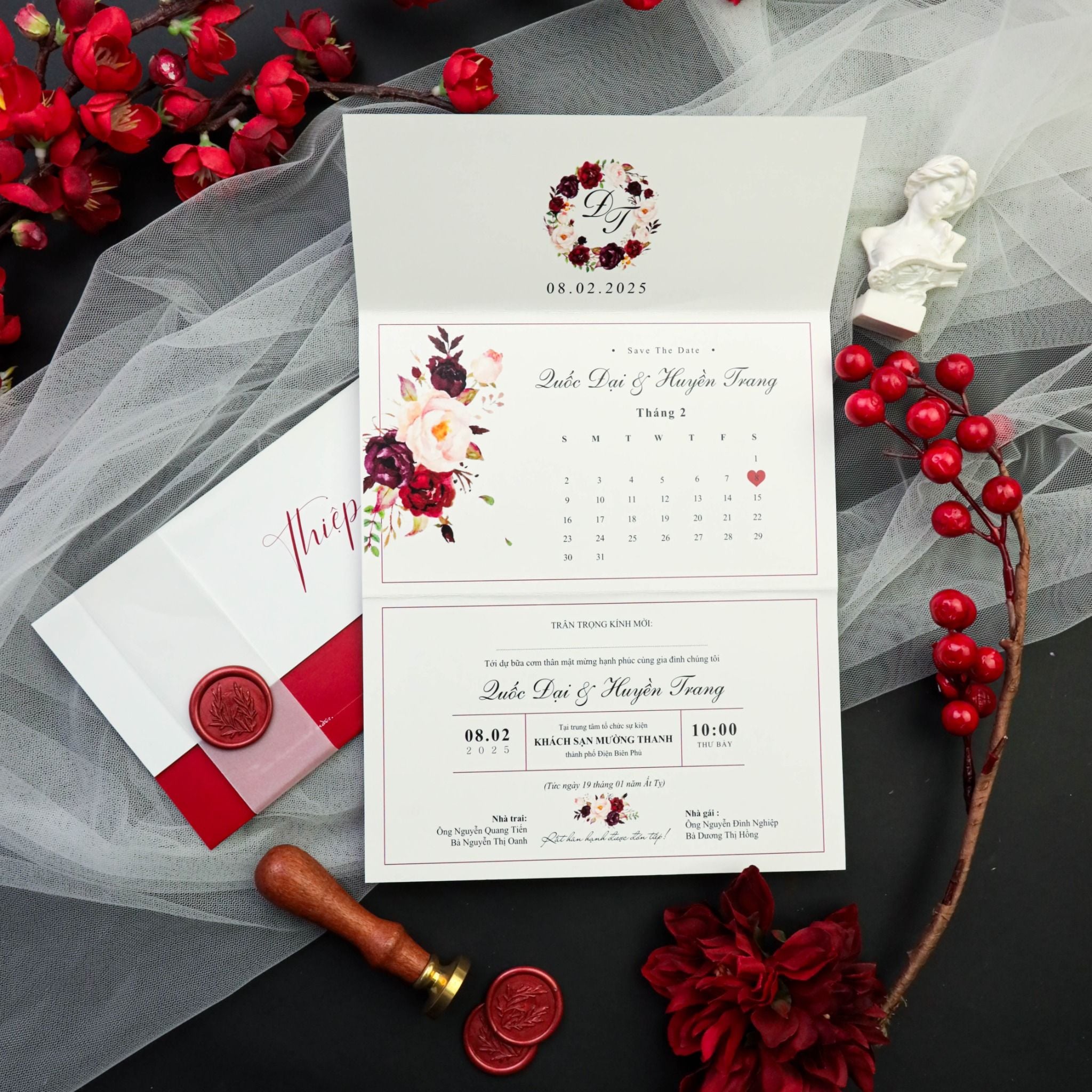  Sắc Đỏ Quyền Quý – Royal Burgundy ∞ TD-C0011 