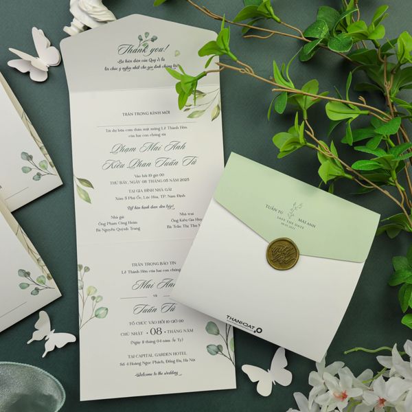  Sắc Xanh Ngày Cưới – Wedding Green ∞ TD-G002 