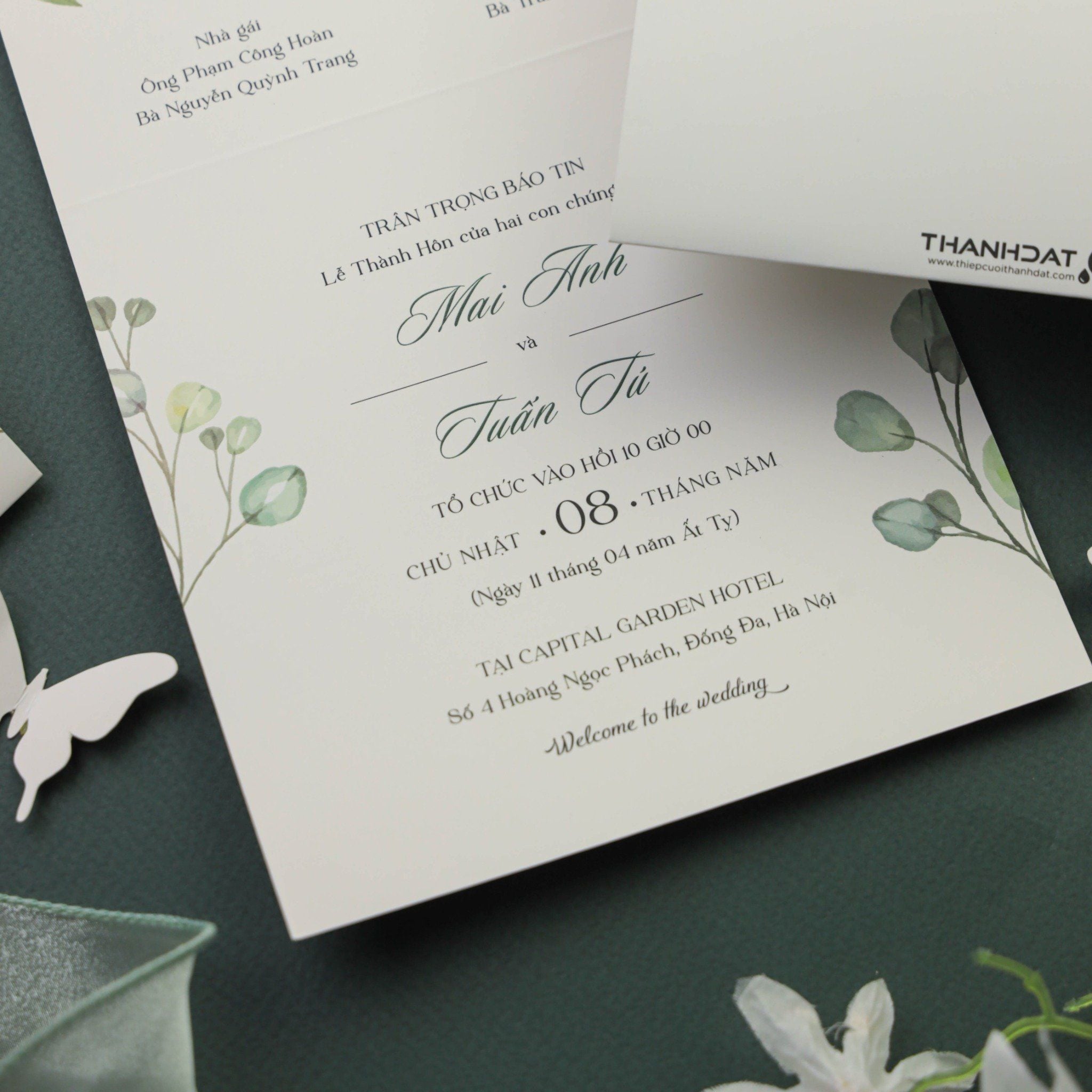  Sắc Xanh Ngày Cưới – Wedding Green ∞ TD-G002 