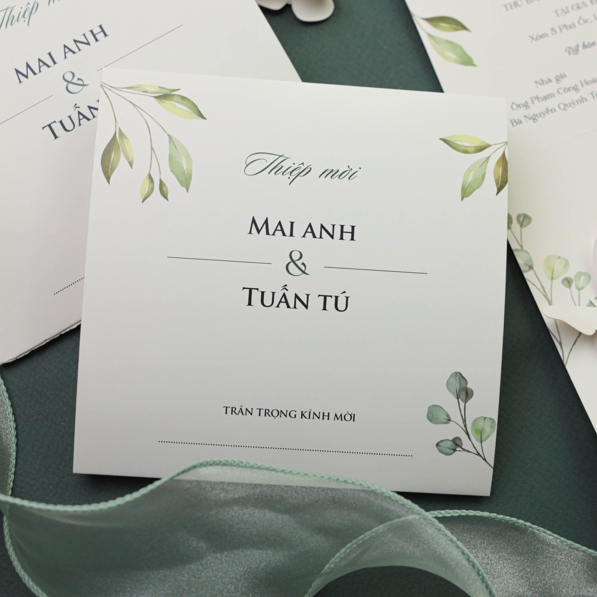  Sắc Xanh Ngày Cưới – Wedding Green ∞ TD-G002 