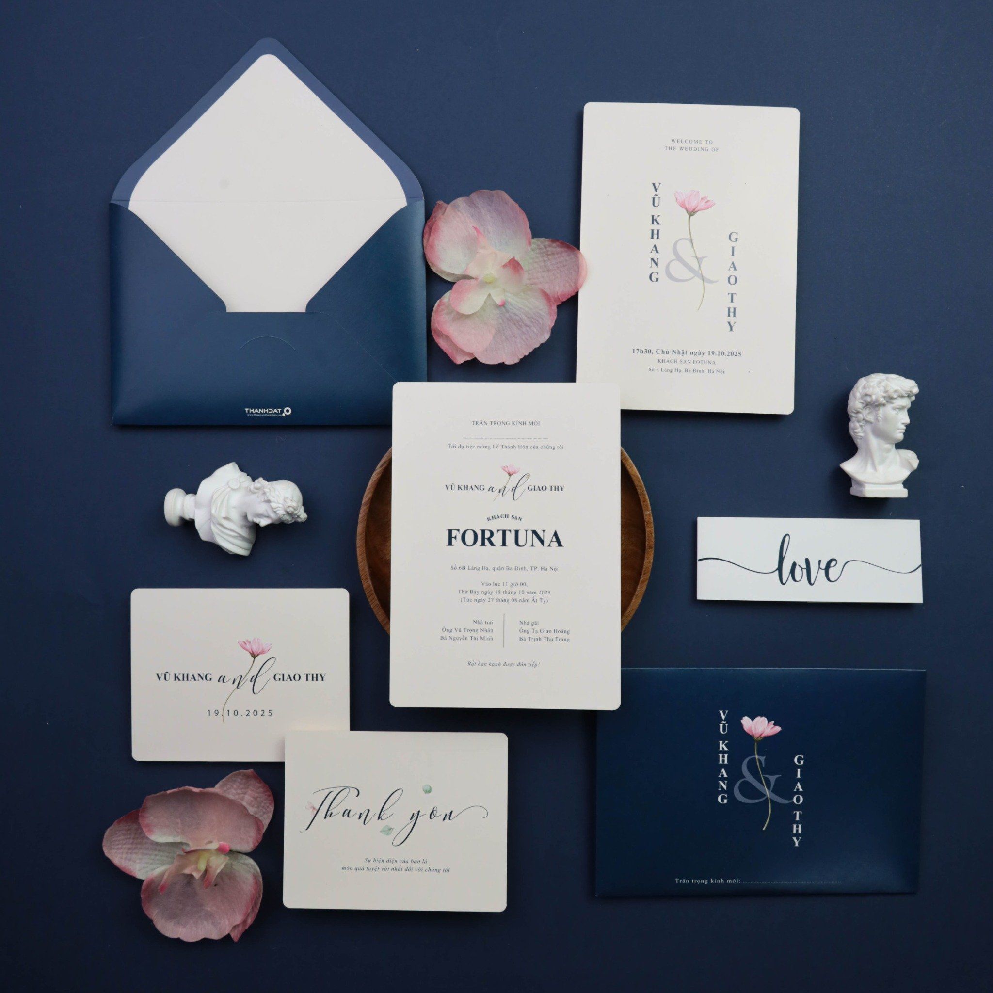  Thanh Lịch Navy – Navy Elegance ∞ TD-H013.1 