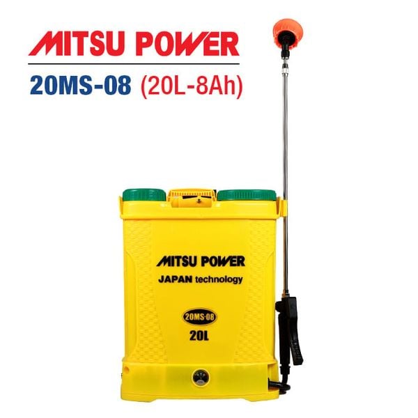Bình xịt điện MITSU POWER 20MS-08 (20L, 8AH)