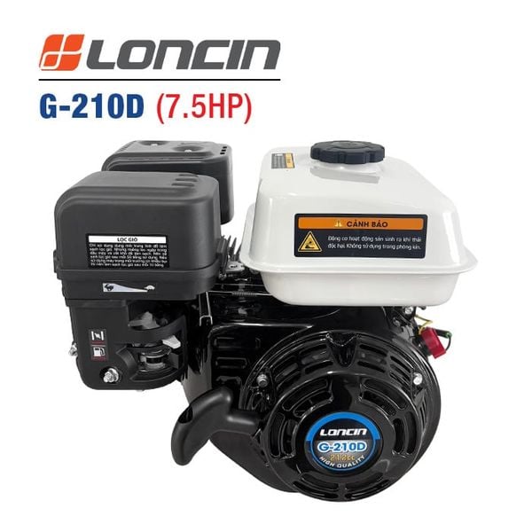 Động cơ nổ 7.5HP Loncin G-210D