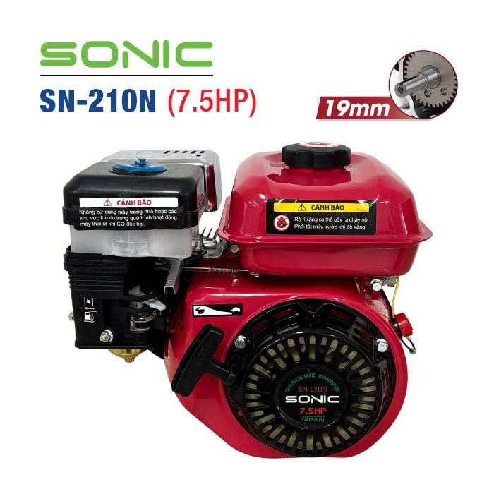 Động cơ nổ 7.5HP SONIC SN-210N