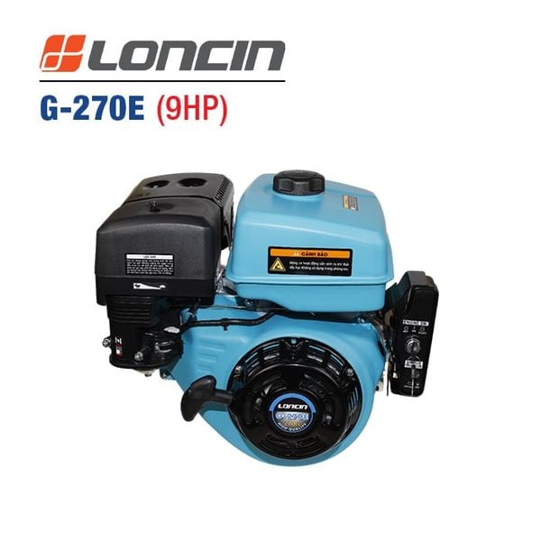 Động cơ nổ 9HP Loncin G-270E (Tua nhanh, có đề)
