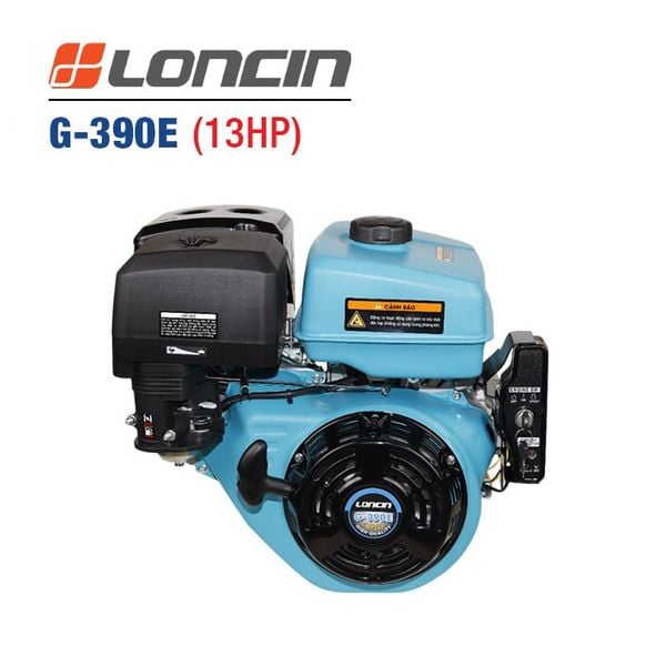 Động cơ nổ 13HP Loncin G-390E (Tua nhanh, có đề)