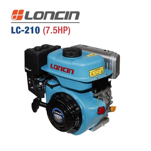 Động cơ nổ 7.5HP Loncin LC-210 (Tua nhanh)