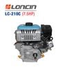 Động cơ nổ 7.5HP Loncin LC-210C (Tua chậm)