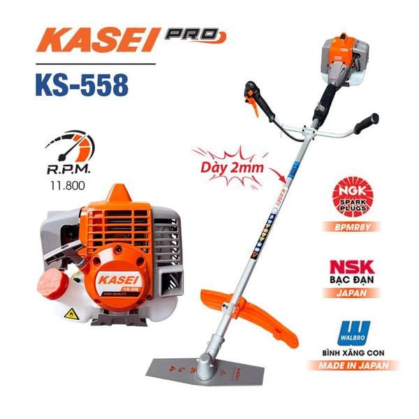 Máy cắt cỏ KASEI Pro KS-558