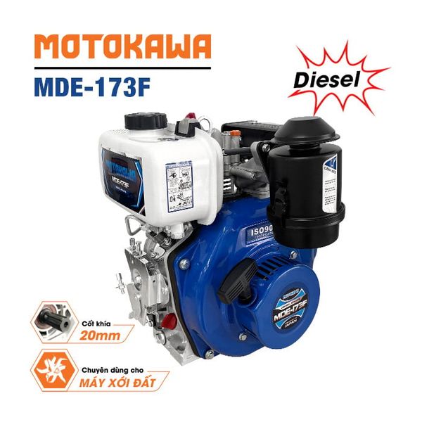 Động cơ diesel MOTOKAWA MDE-173F (cốt khía)