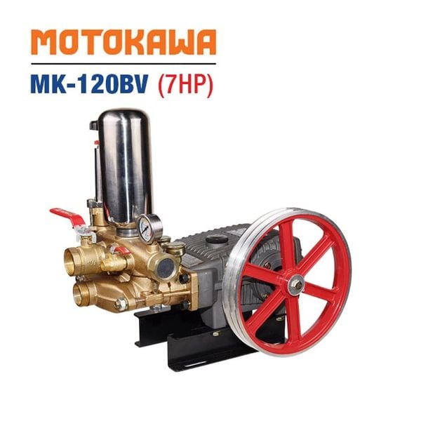 Đầu Bơm Cao Áp MOTOKAWA MK-120BV (7HP)