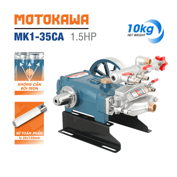 Đầu Bơm Cao Áp MOTOKAWA MK1-35CA (1.5HP)
