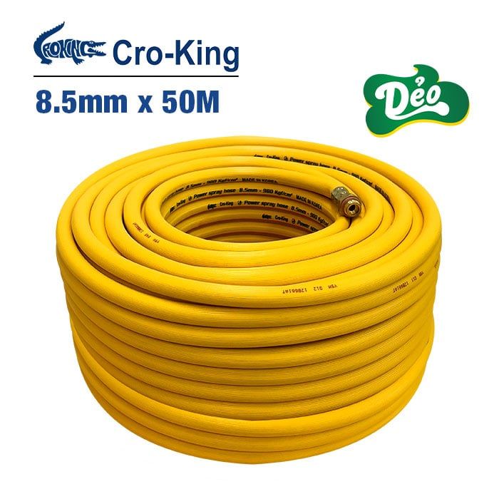 Dây Phun Áp Lực CRO-KING 8.5mm x 50m (vàng, mềm)