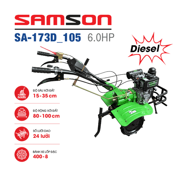 Máy xới đất chạy dầu SAMSON SA-173D_105
