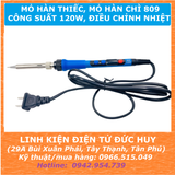 MỎ HÀN THIẾC 809 120W ĐIỀU CHỈNH NHIỆT ĐỘ 180°C - 520°C CÓ MÀN HÌNH LCD HIỂN THỊ NHIỆT ĐỘ