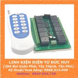 MẠCH ĐIỀU KHIỂN TỪ XA 12 THIẾT BỊ, 12 KÊNH, NGUỒN NUÔI 12Vdc