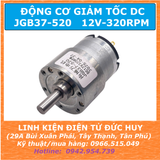 JGB37 520 ĐỘNG CƠ GIẢM TỐC 12VDC 320RPM