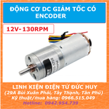 GA25 370 12V 130rpm động cơ encoder