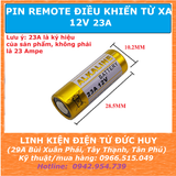 PIN 12V-23A, 12V-27A DÙNG CHO REMOTE CỬA CUỐN, REMOTE XE MÁY, Ô TÔ , THIẾT BỊ BÁO ĐỘNG
