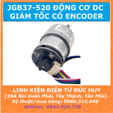 JGB37 520 ĐỘNG CƠ DC GIẢM TỐC ENCODER 12V 176RPM