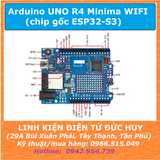 Arduino UNO R4 minima WIFI (chip gốc ESP32-S3-Mini)