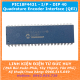 PIC18F4431 18F4431 I/P DIP40 (Quadrature Encoder Interface (QEI))