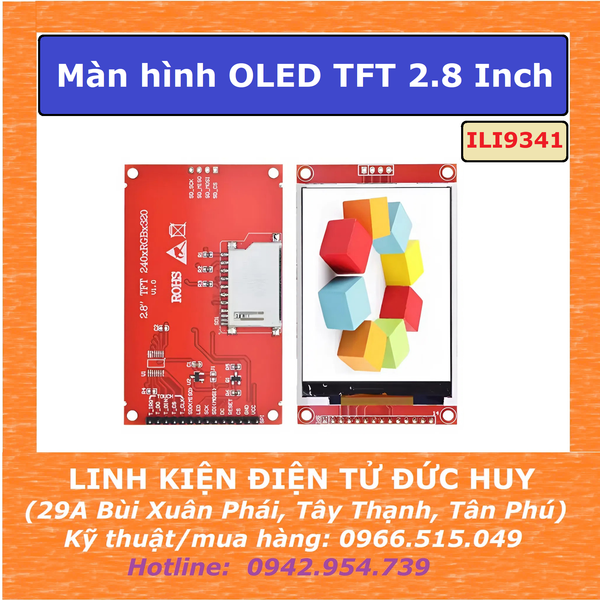 MÀN HÌNH OLED TFT 2.8