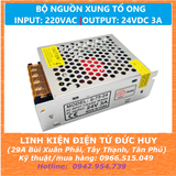 Nguồn xung DC tổ ong 220VAC 24VDC 3A 72W