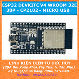 ESP32 DEVKITC V4 WROOM 32E 38P CP2102 MICRO USB